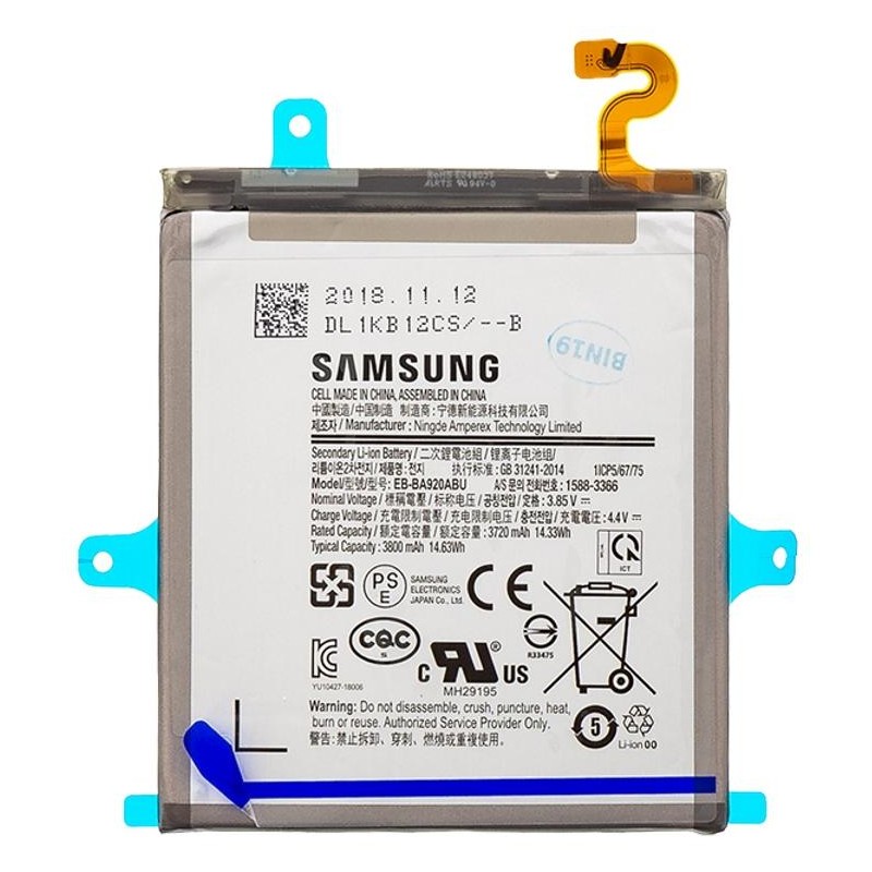 Batteria per Samsung A920 Galaxy A9 2018 EB-BA920ABU S.Pack