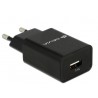 Carica Batterie Devia da muro 2.1 A. 1 uscita USB 10.5W Nero