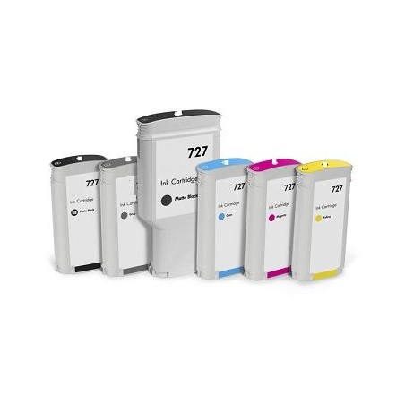 Black Photo Compa Hp Designjet  T1500,T2500,T920-130Ml 727