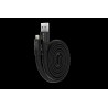 Cavo Piatto in corda Ring Y1 Lightning Apple 80cm Nero