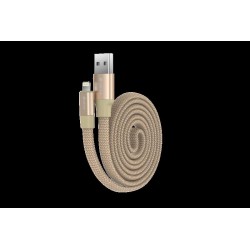 Cavo Piatto in corda Ring Y1 Lightning Apple 80cm C. Gold