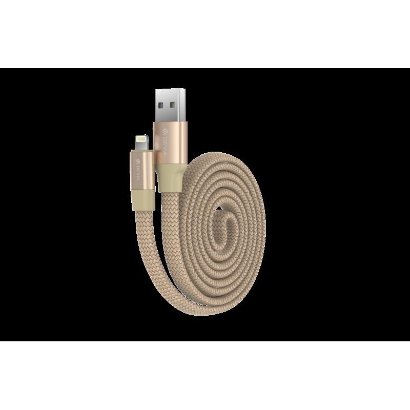 Cavo Piatto in corda Ring Y1 Lightning Apple 80cm C. Gold