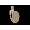 Cavo Piatto in corda Ring Y1 Lightning Apple 80cm C. Gold