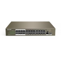 Tenda switch TEF1126P 24 ports PoE 10/100Mbps + 1 GE/SFP