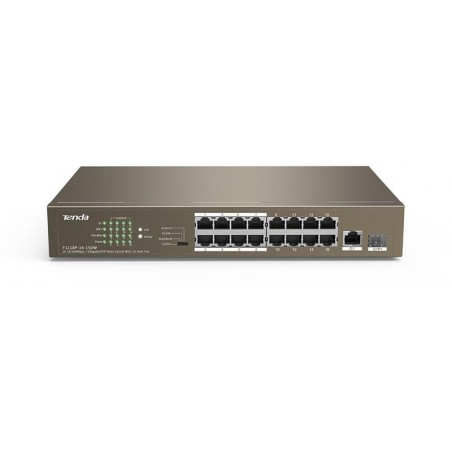 Tenda TEF1118P Switch 16-Ports PoE + 1 GE+1 SFP Unmanaged