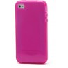 Pink TPU JELLY plastica trasparente for iphone 4/4s 1.5MM