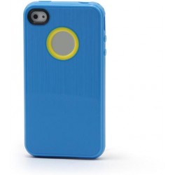 Blue TUP JELLY silicon case for iphone 4/4s