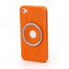 Arancione camera silicon case for iphone 4/4s