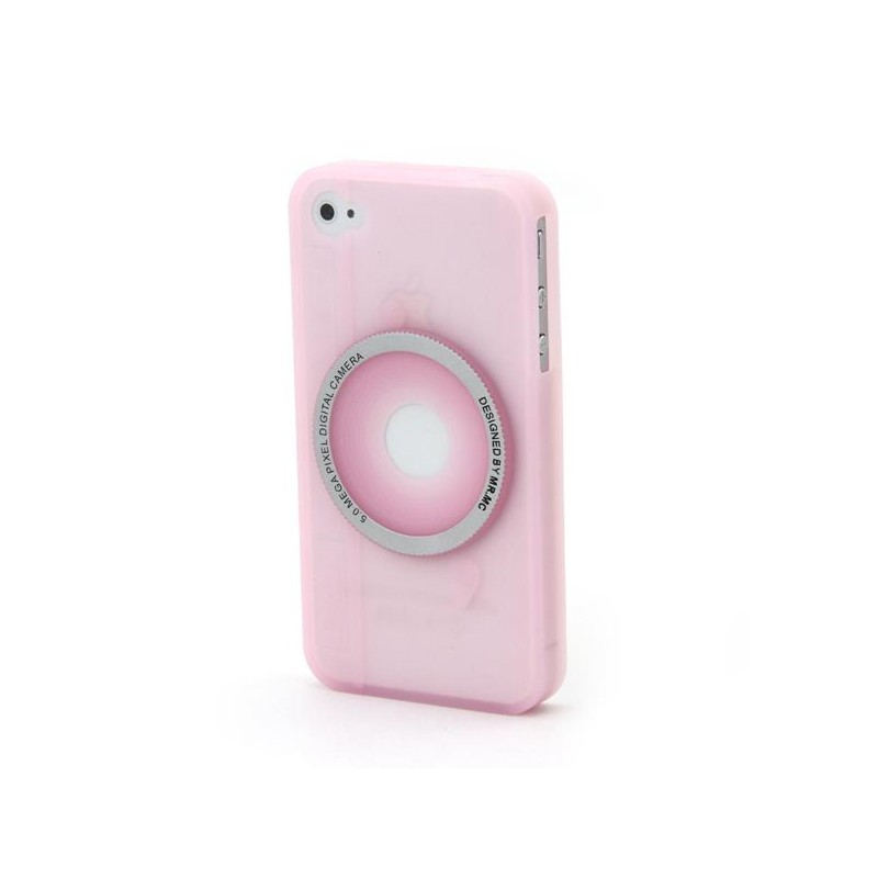 Rosa camera silicon case for iphone 4/4s