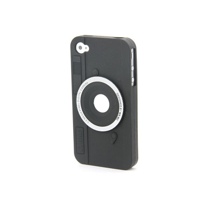 Nera camera silicon case for iphone 4/4s