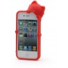 Rosso gato style silicone case for iphone 4/4s