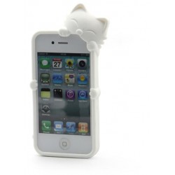 Bianca gato style silicone case for iphone 4/4s