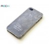 Cover Rock Dazzling Serie in Policarb  iPhone 4/4s Bianca