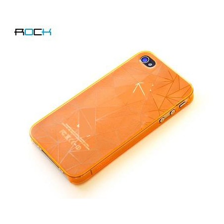 Cover Rock Dazzling Serie in Policarb  iPhone 4/4s arancio