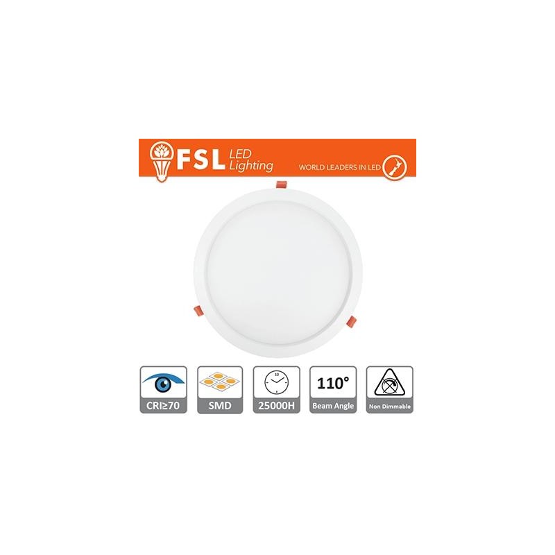 Downlight LED IP20 3W 3000K 160LM 110° FORO:75mm