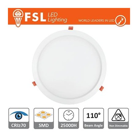 Downlight LED IP20 3W 3000K 160LM 110° FORO:75mm