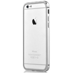 Cover Bumper Alluminio Per iPhone 6 e 6S Colore Argento