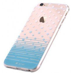 Custodia Vango soft Polka per iPhone 6S/6 Blu