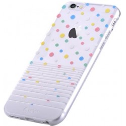 Custodia Vango soft Polka per iPhone 6S/6 Bianca