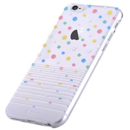 Custodia Vango soft Polka per iPhone 6S/6 Bianca