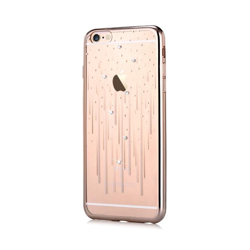 Cover Crystal Meteor per iPhone 6S/6 Colore Champagne Gold