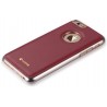 Custodia in Pelle Vista Logo per iPhone 6S/6 Bordeaux