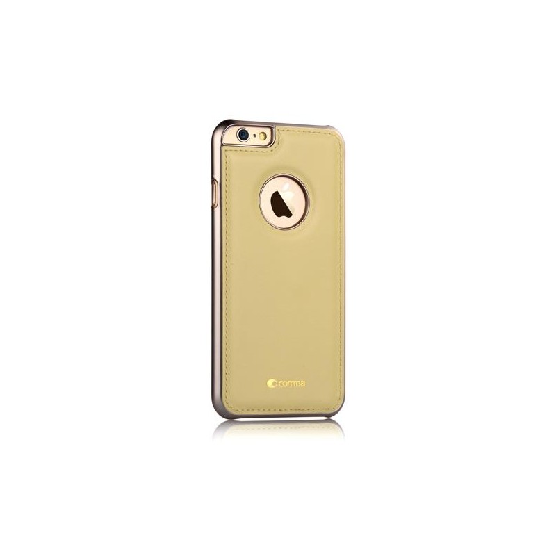 Custodia in Pelle Vista Logo per iPhone 6S/6 Champagne Gold