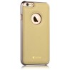 Custodia in Pelle Vista Logo per iPhone 6S/6 Champagne Gold