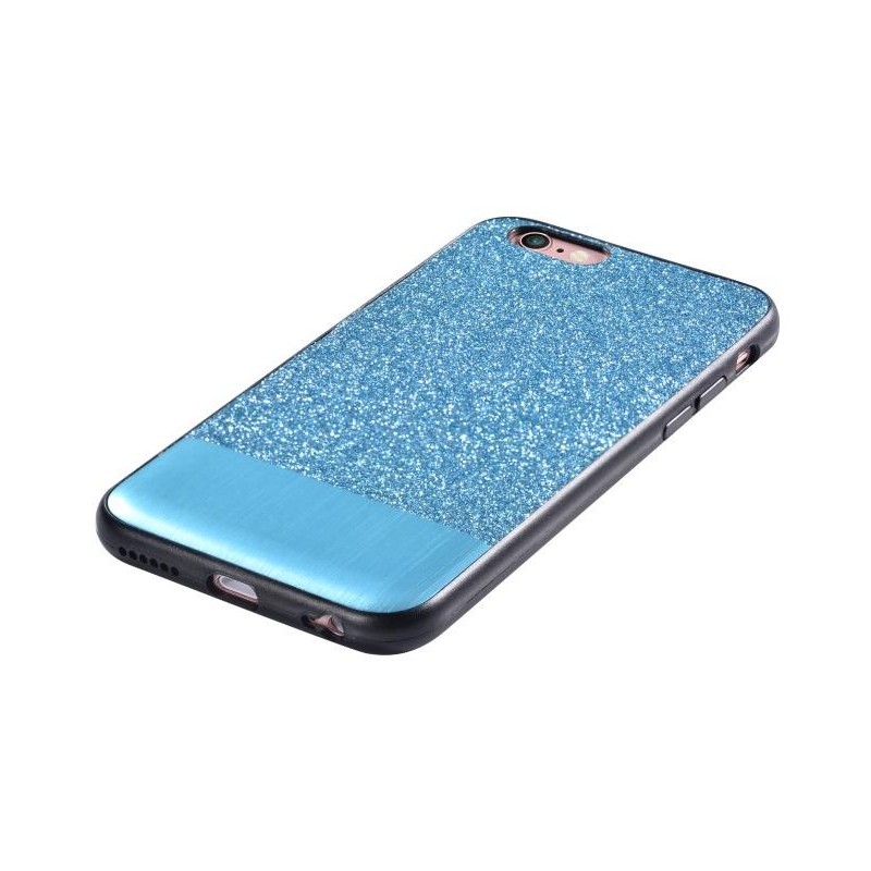 Cover Racy Glitterate per iPhone 6/6S Azzurra