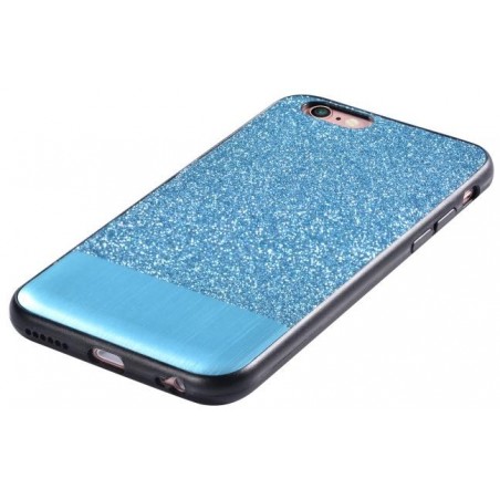 Cover Racy Glitterate per iPhone 6/6S Azzurra