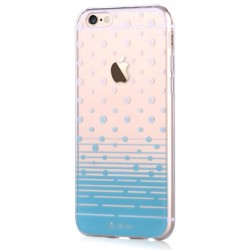 Custodia Vango soft Polka per iPhone 6S/6 Plus Blu