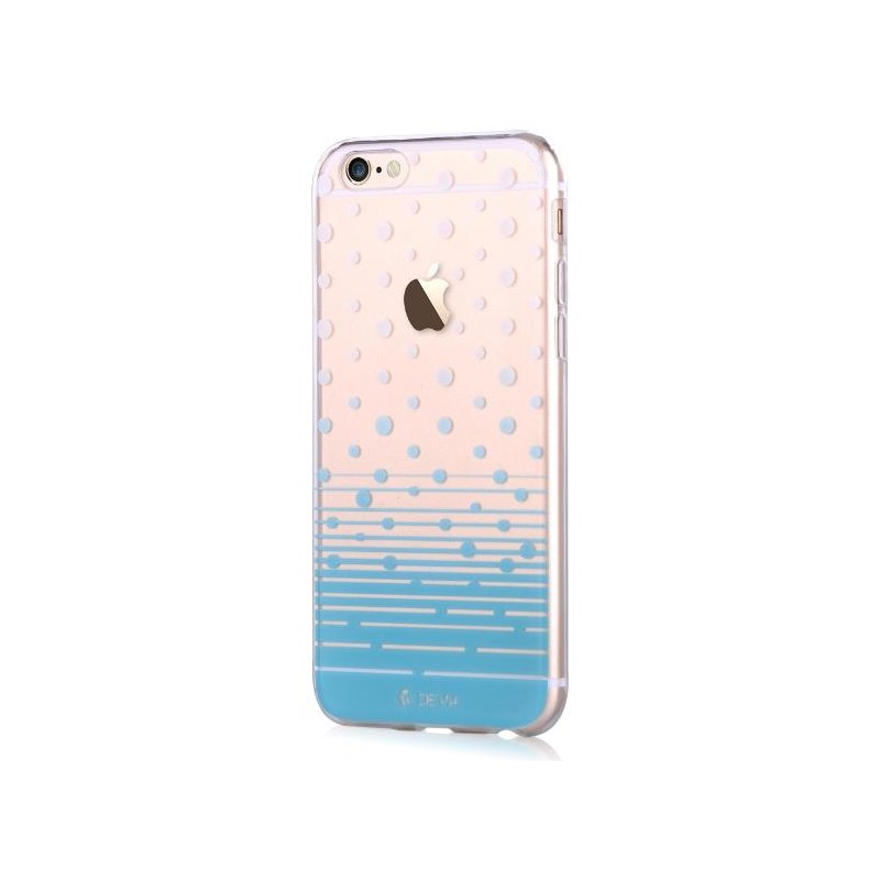 Custodia Vango soft Polka per iPhone 6S/6 Plus Blu