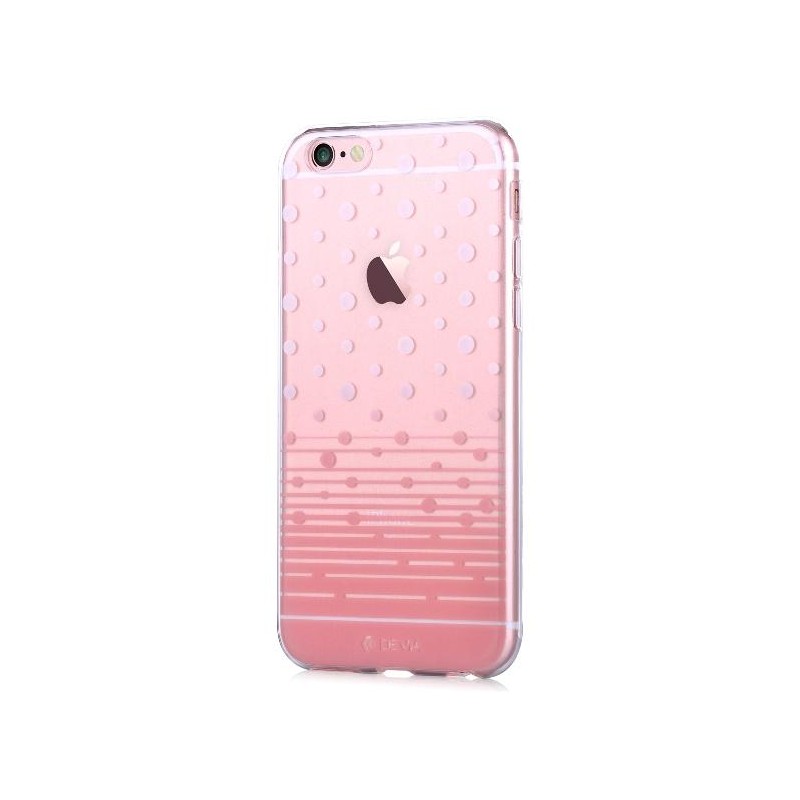 Custodia Vango soft Polka per iPhone 6S/6 Plus Rosa