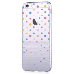 Custodia Vango soft Polka per iPhone 6S/6 Plus Bianca