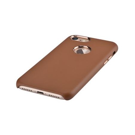 Cover Successor con Vista Logo per iPhone 7 Plus Marrone