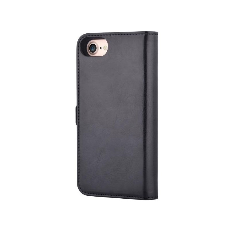 Cover in Pelle Porta Documenti Magic per iPhone 7 Plus Nera