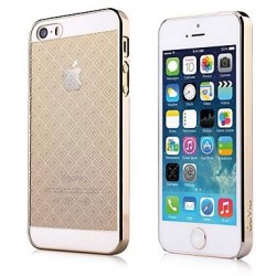 Cover in Policarbonato per iPhone SE - 5S - 5 Colore Oro