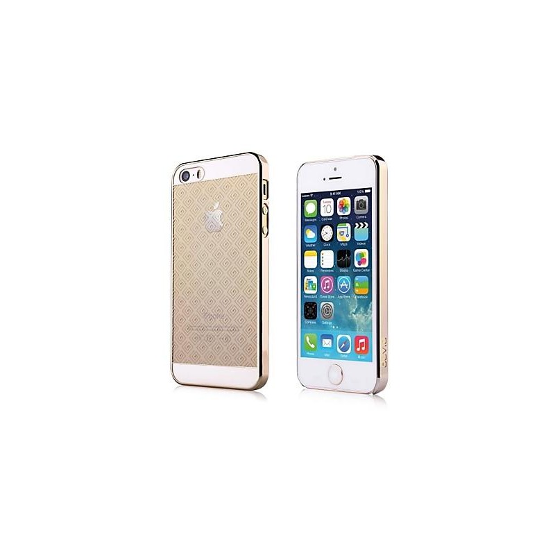 Cover in Policarbonato per iPhone SE - 5S - 5 Colore Oro