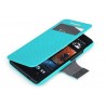 Cover Rock Flexible series HtC One M7 Blu