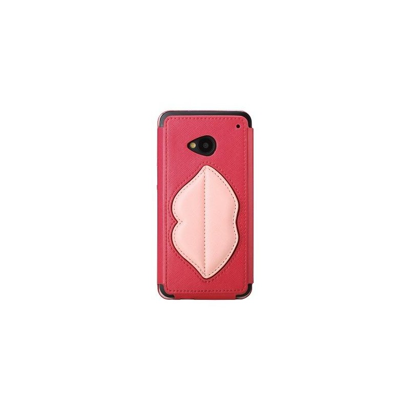 Cover Rock Bacio Monroe in pelle per htC one M7 Pesca