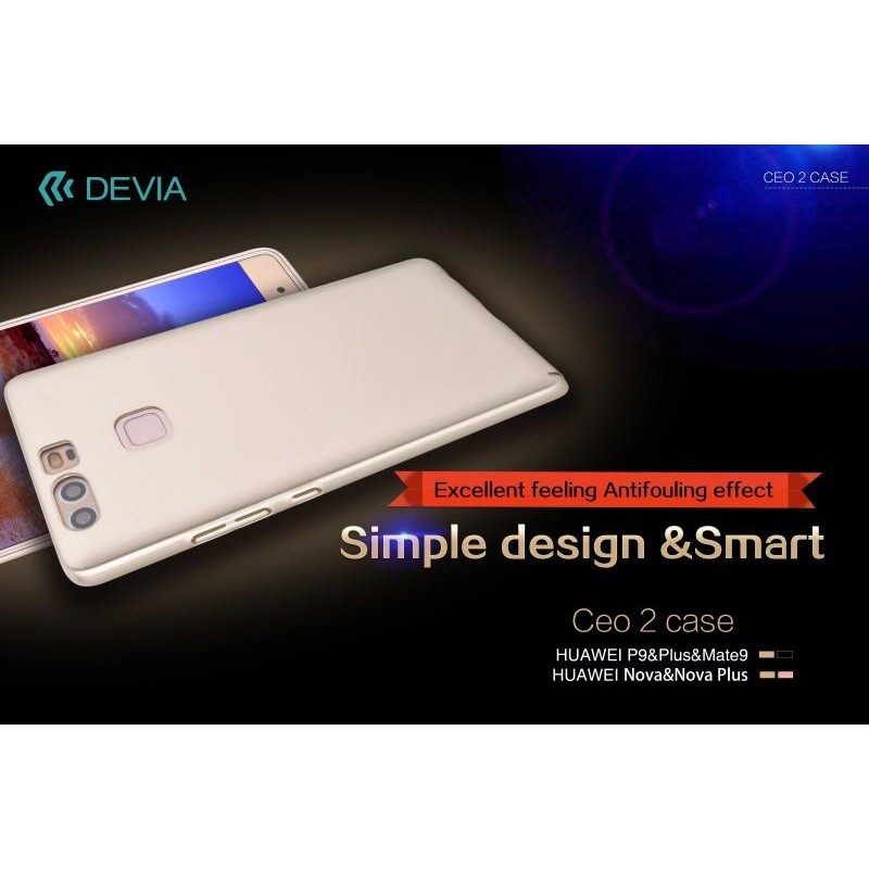 Cover C.E.O. Microfibra Per Huawei P9 Nera