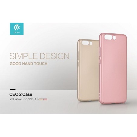 Cover CEO Microfibra Per Huawei P10 Champagne Gold