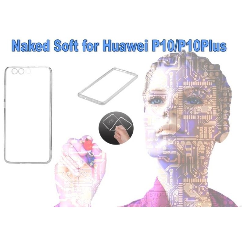 Cover in TPU Morbido Per Huawei P10 Trasparente