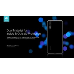 Cover Anti Shock Devia per Huawei P20 Lite Trasparente