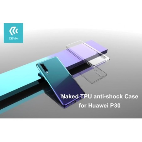 Cover in TPU Antishock per Huawei P30 Trasparente