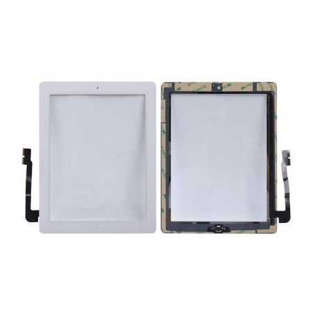 Vetro Touch Adesivi Pulsante per iPad 3 Bianco AAA+