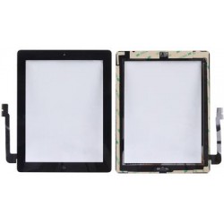 Vetro Touch Adesivi Pulsante per iPad 3 Nero AAA+