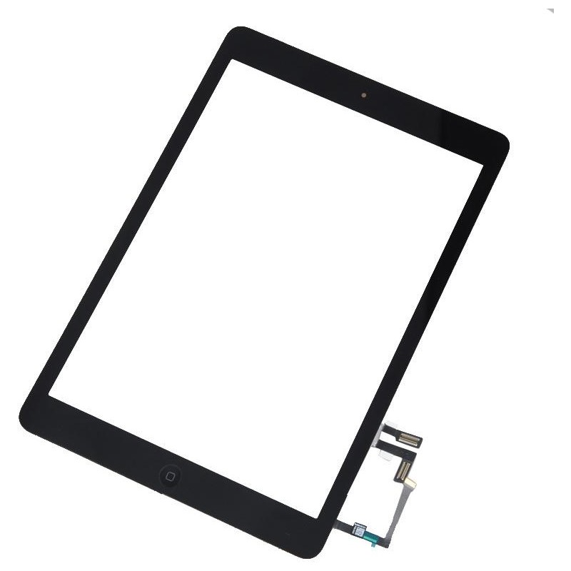 Touch+Telaio LCD+Pulsanti Home AAA per iPad Air 5 serie Nero