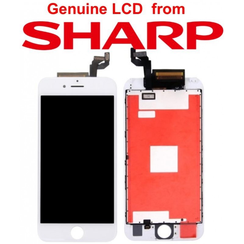 Lcd per iPhone 6S Matrice Sharp alta qualità Bianco