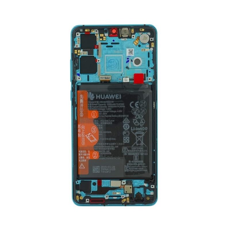 Lcd per Huawei P30 02352NLL Service Pack Aurora blue